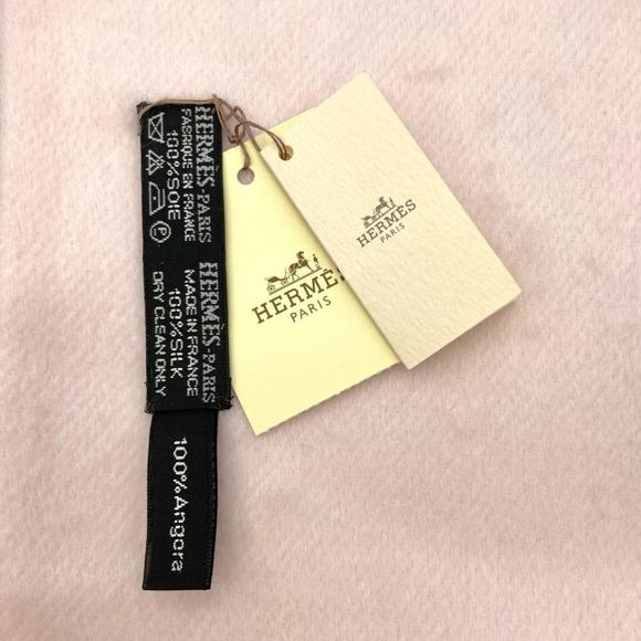 HERMES Authentic Pink Silk Scarf - Picture 4 of 5